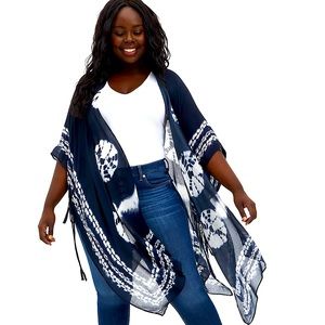 Torrid Tie Dye Ruana